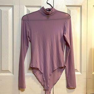 Purple Sheer Onesie - Forever 21 - Size M